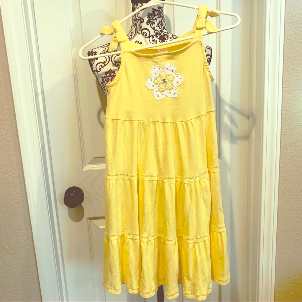 Gymboree Yellow Dress with a Yellow Daisy